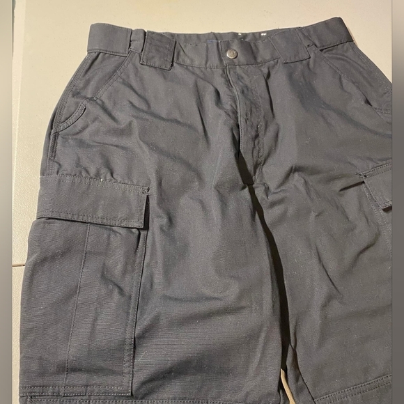 5.11 Grey Tactical Cargo Pants Long Inseam Unisex Large Waist 35.5-39 Utility - Picture 3 of 5